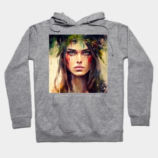 Watercolor Druid #2 Hoodie